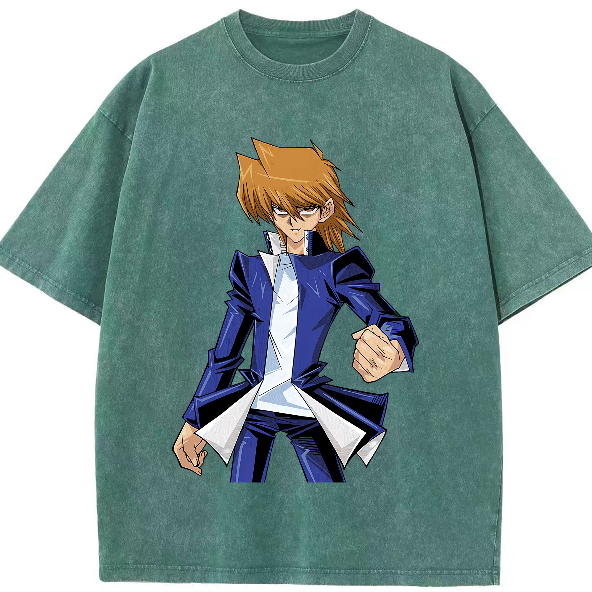 （画像用） 遊☆戯☆王 Yu-Gi-Oh! 綿100% ヴィンテージ風 半袖Tシャツ（フロントプリント）